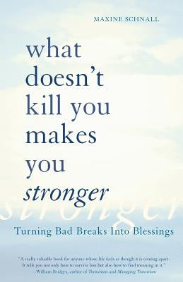 What Doesn't Kill You Makes You Stronger: Turning Bad Breaks Into Blessings by Schnall, Maxine