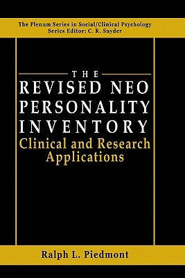 The Revised Neo Personality Inventory: Clinical and Research Applications by Piedmont, Ralph L.