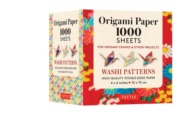 Origami Paper Washi Patterns 1,000 Sheets 4 (10 CM): Tuttle Origami Paper: High-Quality Double-Sided Origami Sheets Printed with 12 Different Designs by Tuttle Publishing