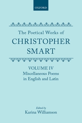 Miscellaneous Poems in English and Latin by Smart, Christopher