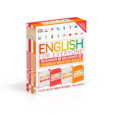 English for Everyone: Beginner Box Set: Course and Practice Booksâ "Four-Book Self-Study Program by DK