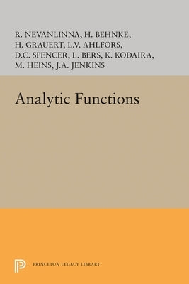 Analytic Functions by Ahlfors, Lars Valerian