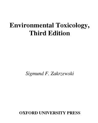 Environmental Toxicology by Zakrzewski, Sigmund F.