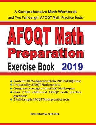 AFOQT Math Preparation Exercise Book: A Comprehensive Math Workbook and Two Full-Length AFOQT Math Practice Tests by Mest, Sam