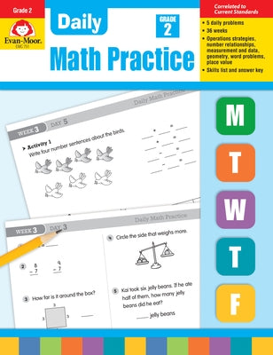 Daily Math Practice, Grade 2 by Evan-Moor Educational Publishers