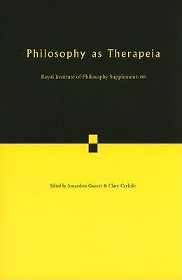 Philosophy as Therapeia by Carlisle, Clare