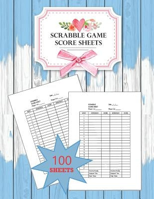 Scrabble Score Sheet: 100 pages scrabble game word building for 2 players scrabble books for adults, Dictionary, Puzzles Games, Scrabble Sco by Dami, Charita