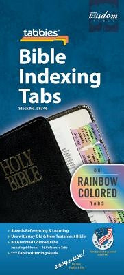 Bible Tab-Protestant-Rain: Rainbow Bible Tabs by Tabbies