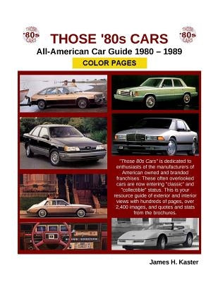 Those 80s Cars - American Catalog - Color Pages by Kaster, James