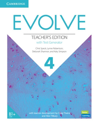 Evolve Level 4 Teacher's Edition with Test Generator by Speck, Chris
