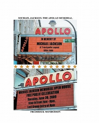 Michael Jackson: The Apollo Memorial by Monderson, Frederick