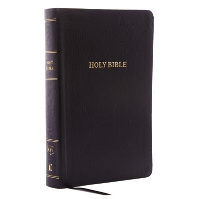 KJV, Reference Bible, Personal Size Giant Print, Bonded Leather, Black, Indexed, Red Letter Edition by Thomas Nelson