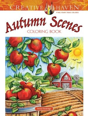 Creative Haven Autumn Scenes Coloring Book by Goodridge, Teresa
