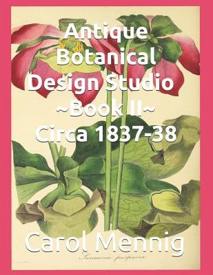 Antique Botanical Design Studio Book II Circa 1837-38 by Mennig, Carol