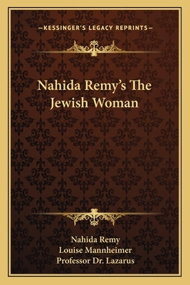 Nahida Remy's the Jewish Woman by Remy, Nahida