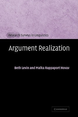 Argument Realization by Levin, Beth