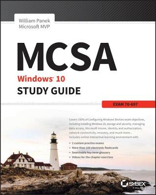 MCSA Microsoft Windows 10 Study Guide by Panek, William