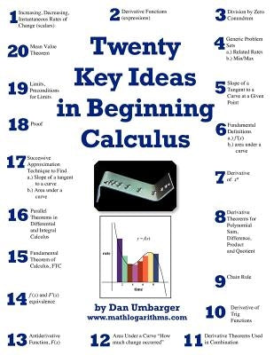 Twenty Key Ideas in Beginning Calculus by Umbarger, Dan