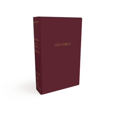 NKJV, Gift and Award Bible, Leather-Look, Burgundy, Red Letter Edition by Thomas Nelson