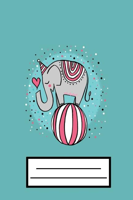 Cute Elephant: Cute Blue Elephant Composition Notebook by Express, Elephant