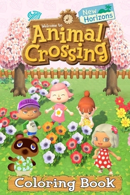 Animal Crossing New Horizons Coloring Book: Jumbo Coloring Books for Kids with Over 50 Funny Design by Color, Full