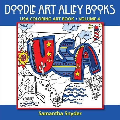 USA Coloring Art Book by Snyder, Samantha