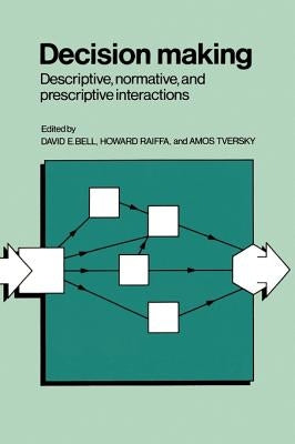 Decision Making: Descriptive, Normative and Prescriptive Interactions by Bell, David E.