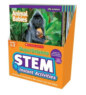 Superscience STEM Instant Activities: Grades 1-3: 30 Hands-On Investigations with Anchor Texts and Videos by Burkett, Katherine