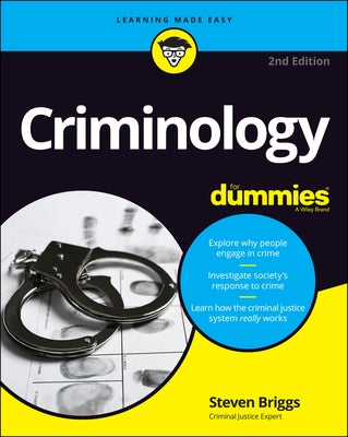 Criminology for Dummies by Briggs, Steven