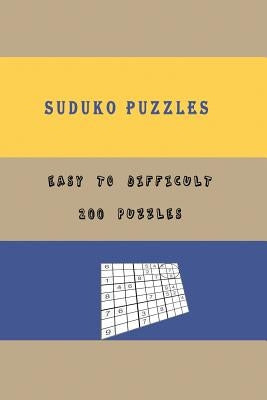 SUDUKO PUZZLES Easy to Difficult 200 puzzles: Sudoku Puzzle Game for Beginner to Advance including instructions and answers (200 Puzzles Four levels: by R. Masson, John