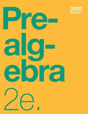 Prealgebra 2e Textbook (2nd Edition) (paperback, b&w) by Marecek, Lynn