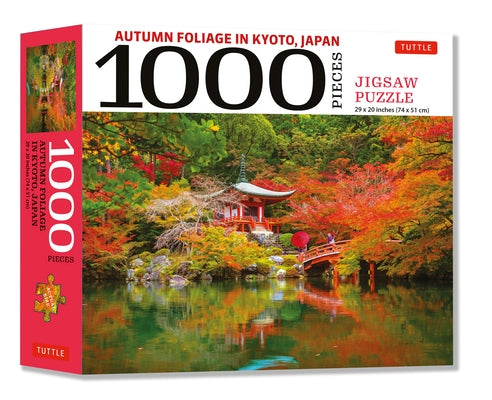 Autumn Foliage in Kyoto, Japan - 1000 Piece Jigsaw Puzzle: For Adults and Families - Finished Puzzle Size 29 X 20 Inch (74 X 51 CM); A3 Sized Poster by Tuttle Studio