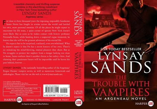 The Trouble with Vampires: An Argeneau Novel by Sands, Lynsay