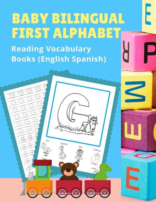 Baby Bilingual First Alphabet Reading Vocabulary Books (English Spanish): 100+ Learning ABC frequency visual dictionary flash card games Ingles Españo by Readiness, Language