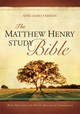 Matthew Henry Study Bible, Bonded Leather Black (Bonded Leather) by Henry, Matthew