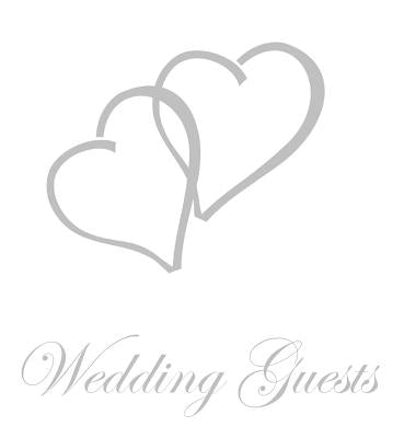 Wedding Guest Book, Bride and Groom, Special Occasion, Comments, Gifts, Well Wish's, Wedding Signing Book with Silver Love Hearts (Hardback) by Publishing, Lollys