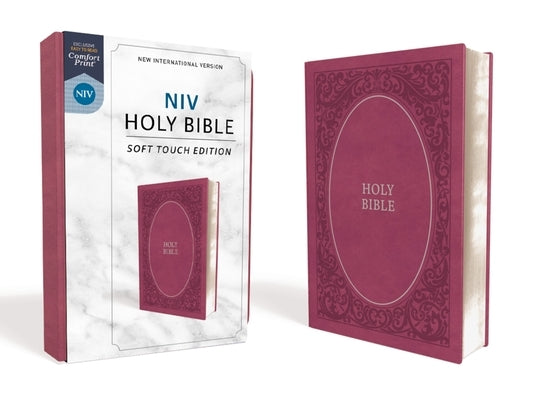 NIV, Holy Bible, Soft Touch Edition, Imitation Leather, Pink, Comfort Print by Zondervan