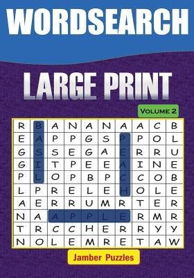 Word Search Large Print - Volume 2 by Puzzles, Jamber