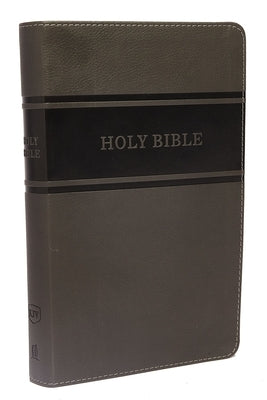 KJV, Deluxe Gift Bible, Imitation Leather, Gray, Red Letter Edition by Thomas Nelson