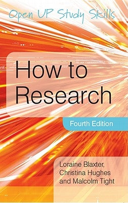 How to Research by Blaxter, Lorraine