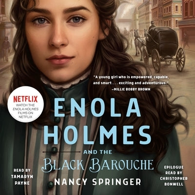 Enola Holmes and the Black Barouche by Springer, Nancy