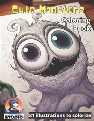 Cute Monsters: Cute monsters coloring book for kids by Magdelaine, Anthony