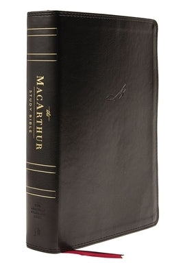 Nasb, MacArthur Study Bible, 2nd Edition, Leathersoft, Black, Comfort Print: Unleashing God's Truth One Verse at a Time by MacArthur, John F.