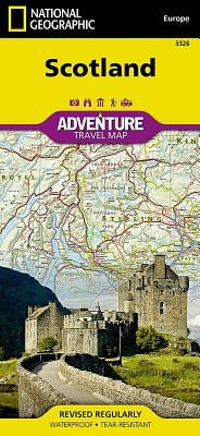 Scotland Adventure Travel Map by National Geographic Maps