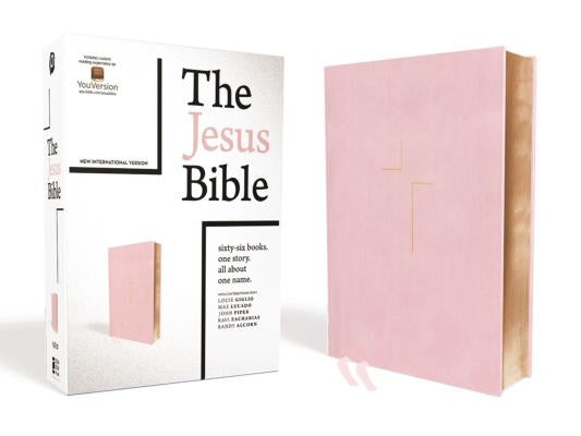 The Jesus Bible, NIV Edition, Leathersoft Over Board, Pink, Indexed, Comfort Print by Passion