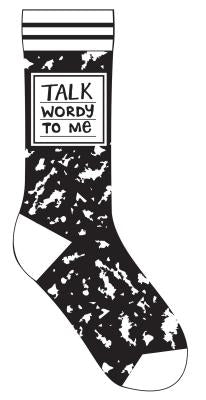 Talk Wordy to Me Socks by Gibbs Smith Publisher