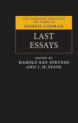 Last Essays by Conrad, Joseph