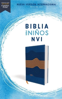 Biblia Para Niños Nvi, Texto Revisado 2022, Leathersoft, Azul, Comfort Print by Nueva Versi&#243;n Internacional