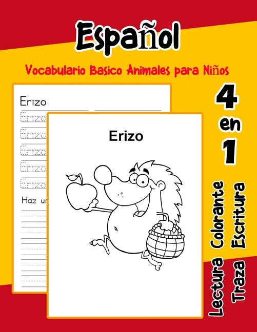 Español Vocabulario Basico Animales para Niños: Vocabulario en Espanol de preescolar kínder primer Segundo Tercero grado by Goncalves, Lara