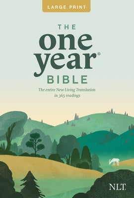 One Year Premium Slimline Bible-NLT-Large Print 10th Anniversary by Tyndale